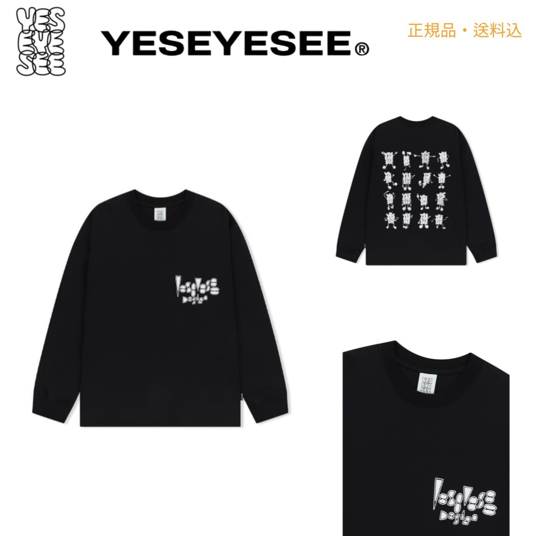 ★YESEYESEE★ Alive Logo LS Black