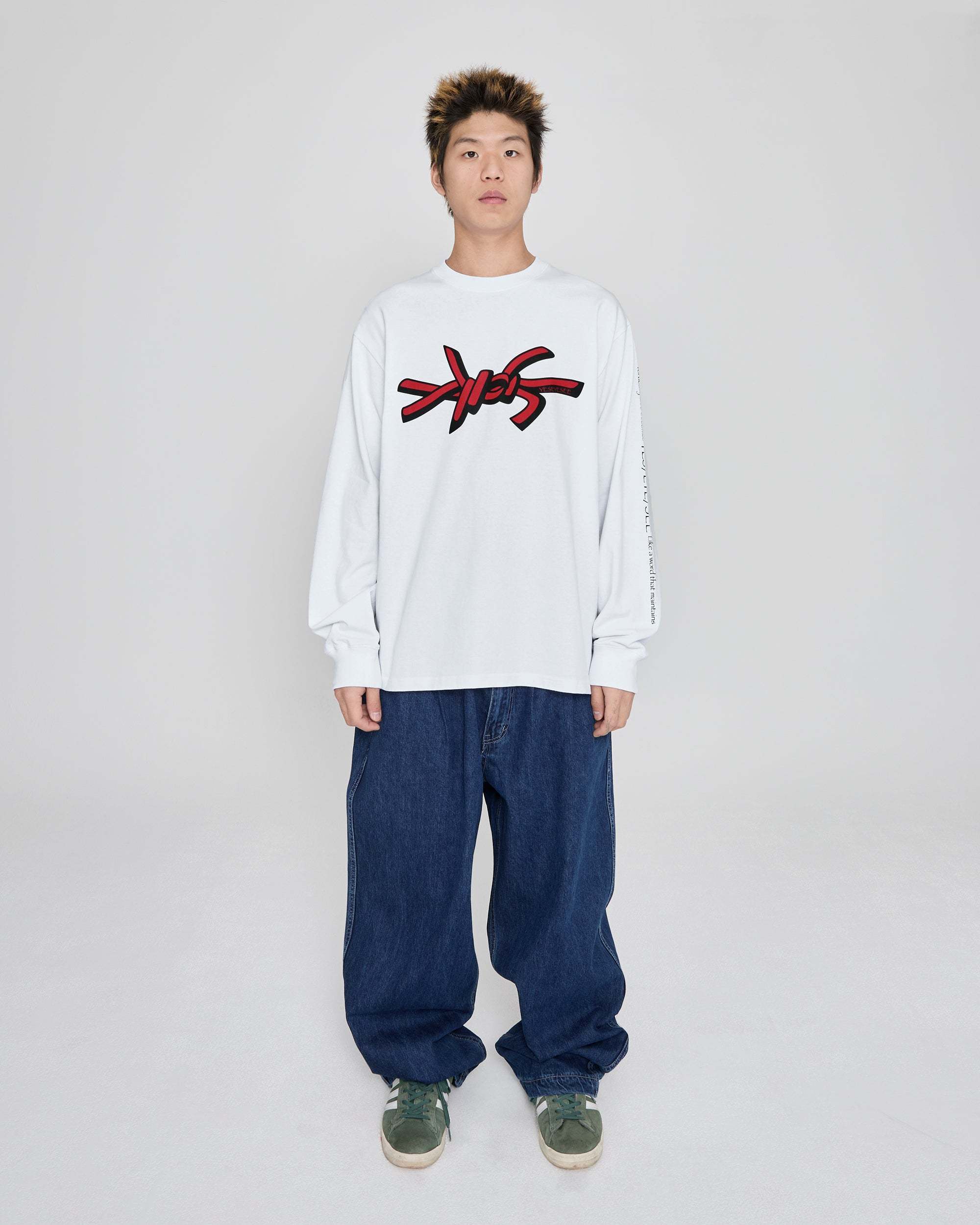 《YESEYESEE》 Y.E.S Wire Logo L/S