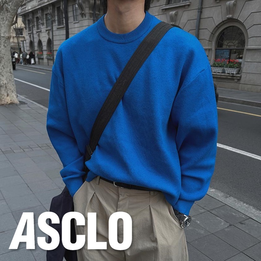 ニット・セーター ASCLO Vivid Washable Knit (8color)