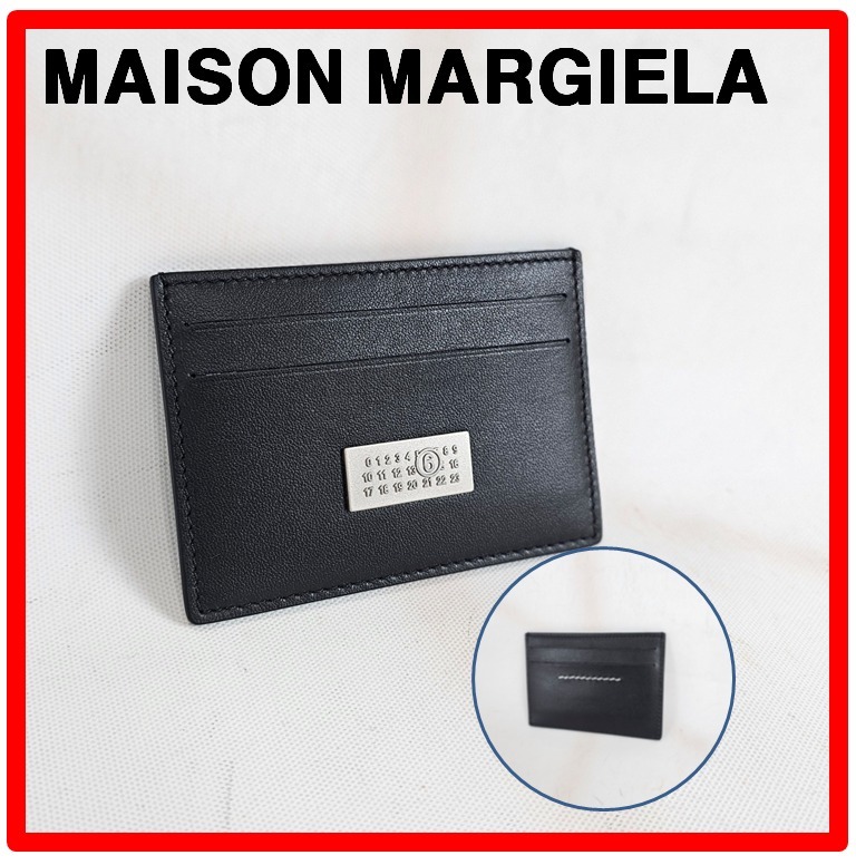 ☆人気【MAISON MARGIELA】☆番号入りレザーカードウォレッ.ト☆