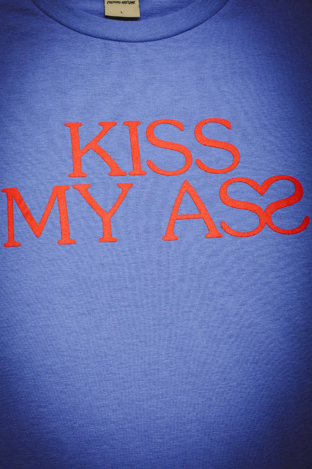 【FUCKING AWESOME】 KISS MY ASS SHORT SLEEVE TEE VIOLET
