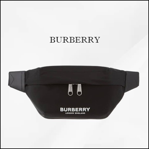 ◆Burberry◆ バーバリー ボディバッグ ロゴ ウエストポーチ