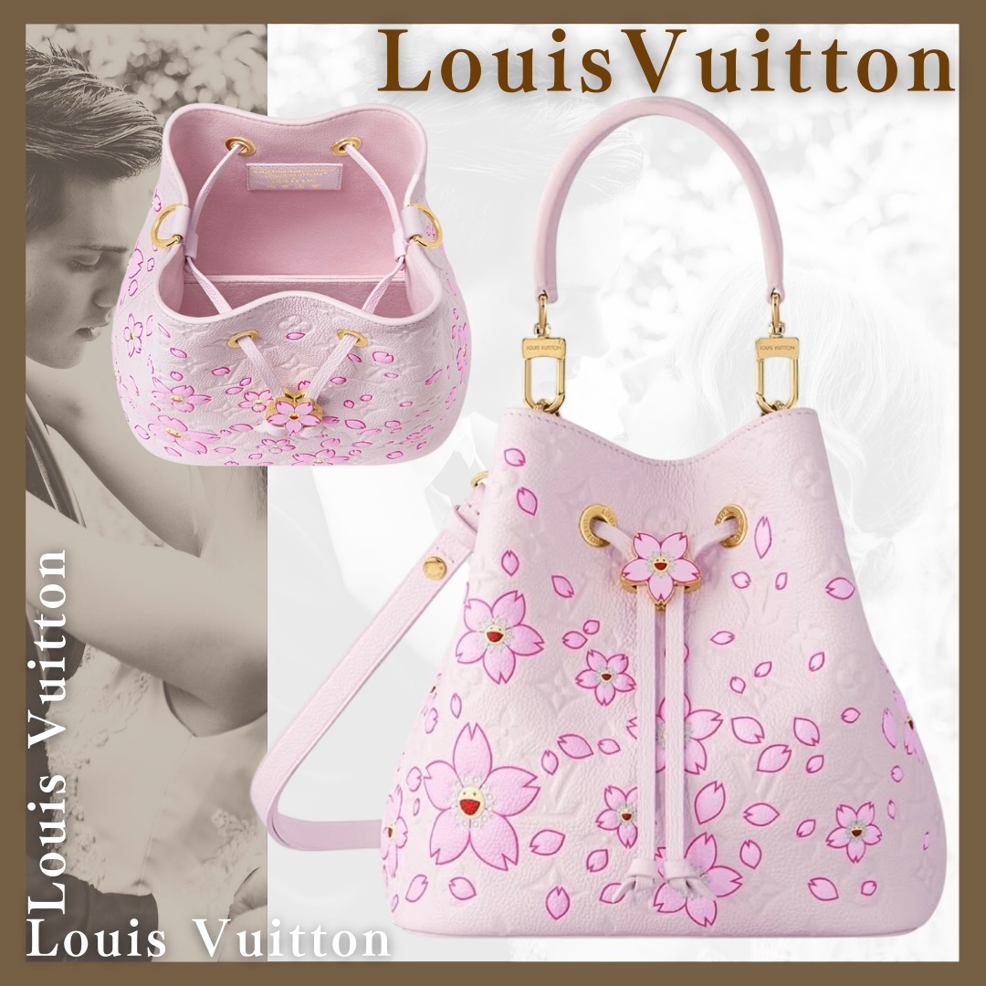 村上隆コラボ】◇LouisVuitton◇ネオノエBB 桜 ハンドバッグ