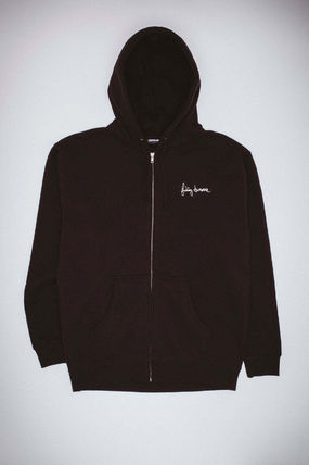 Fucking Awesome ジッパー フーディ パーカー Wash Black 送料込 FUCKING AWESOME】ZIPPERS HOODIE WASHED BLACK (Fucking