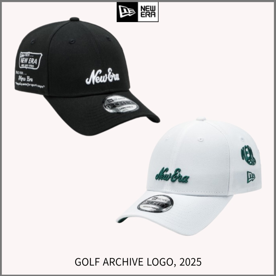 Newera■[Golf] Archive Logo Velcro Snap Ball Cap■送料込