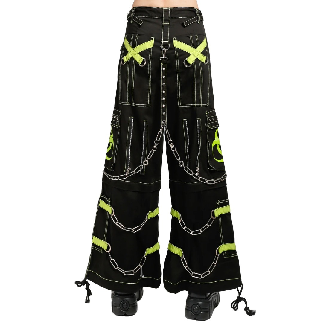 TRIPP NYC ☆ スカル & BIOHAZARD ジップオフ カーゴ パンツ