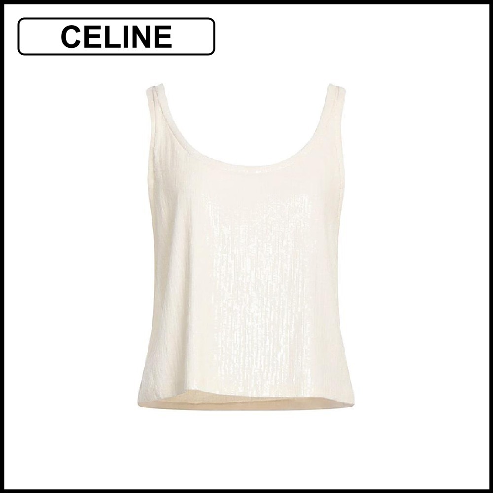 売れ筋がひ新作！ SALE【CELINE】シルクトップス トップス