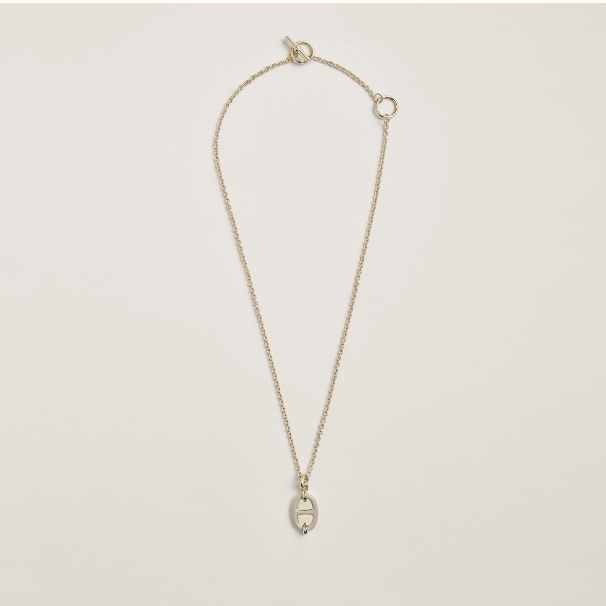 Hermes ネックレス ミニマイヨン PM《マロングラッセ》