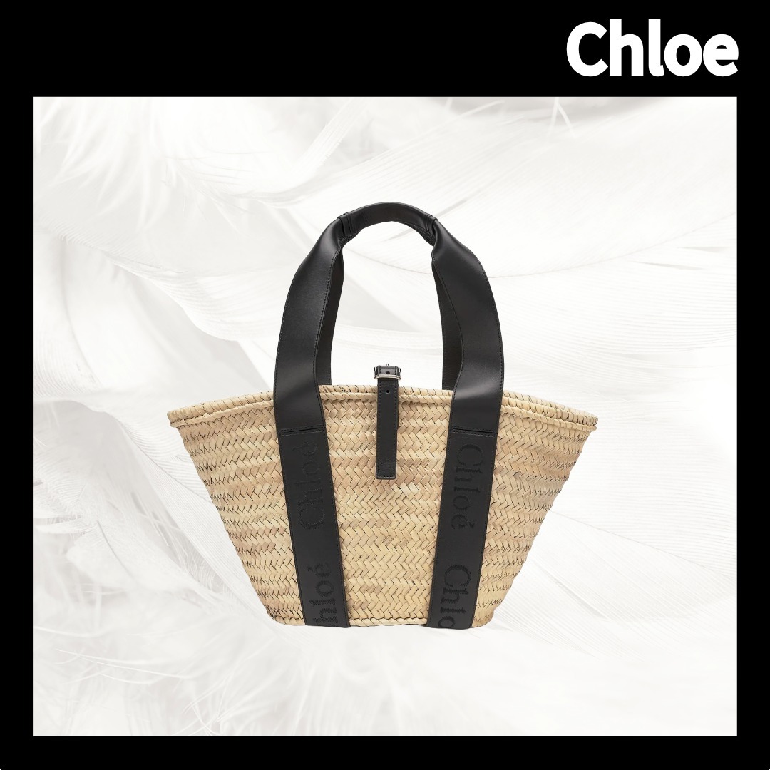 【Chloe】センス バスケット トートバッグ/追跡可能