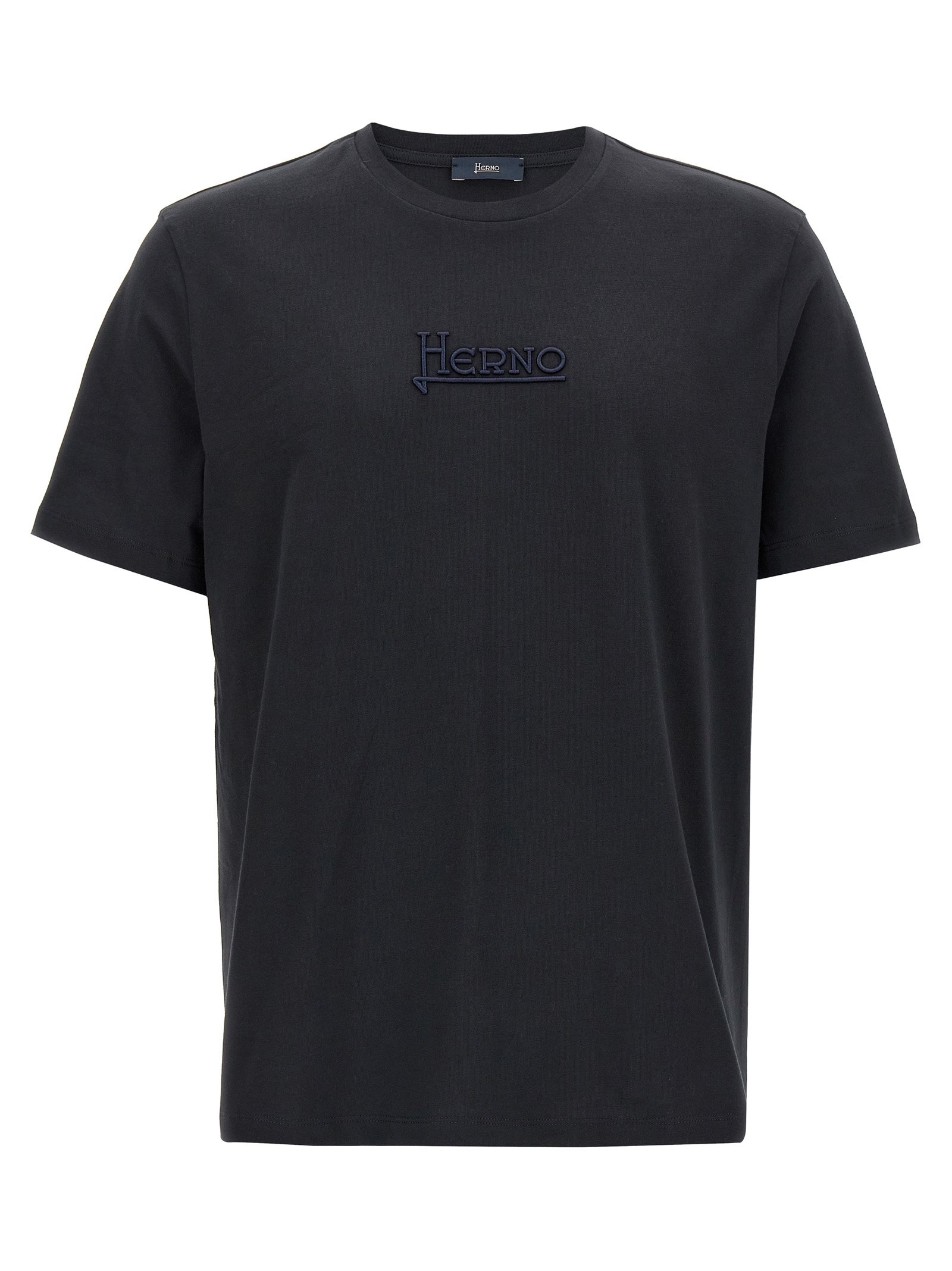 Tシャツ・カットソー HERNO Embroidery t-shirt Blue