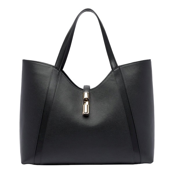★関税込【FURLA】GOCCIAトートバッグ XL★NERO＃WB01498