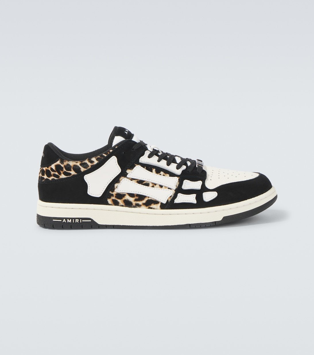 【Amiri】 Leopard Skelトップローレザースニーカー