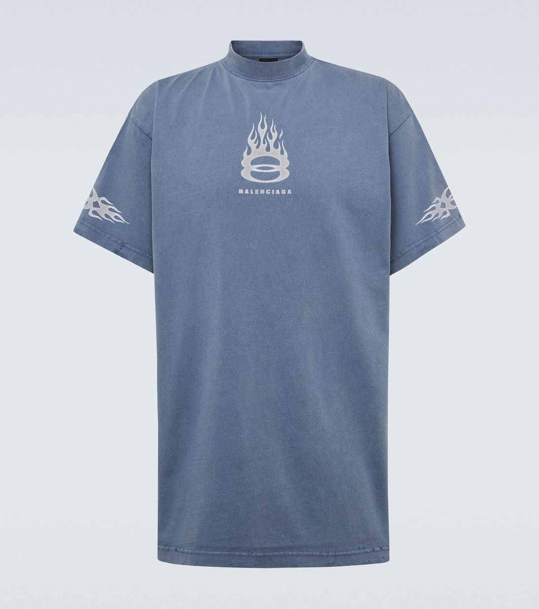 【Balenciaga】 Burning UnityコットンジャージTシャツ