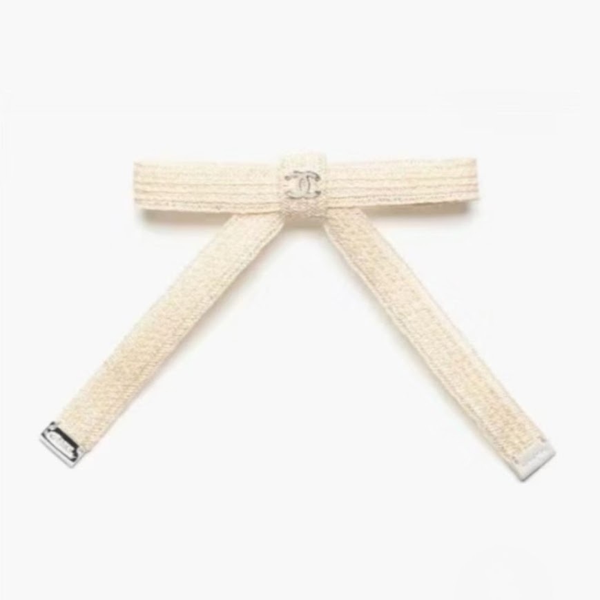 上品で可愛い♡お早めに♡】CHANEL リボン バレッタ