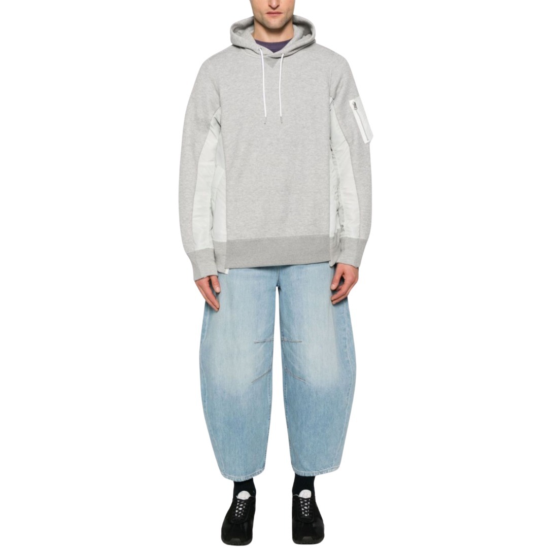 関税送料込★sacai パネルパーカー Sacai パネル パーカー | ブルー | FARFETCH JP