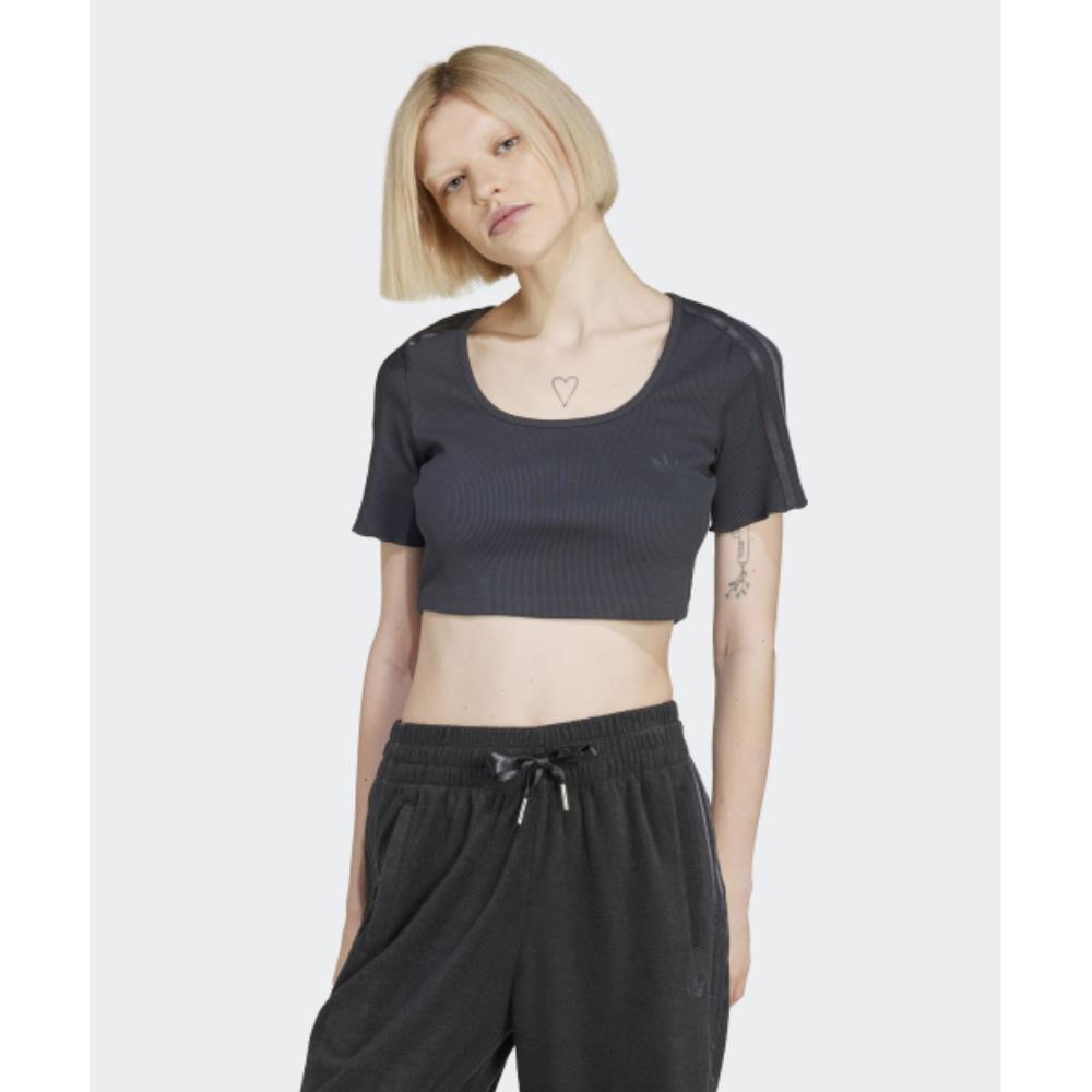 ☆adidas☆ Baby Crop Tee Black