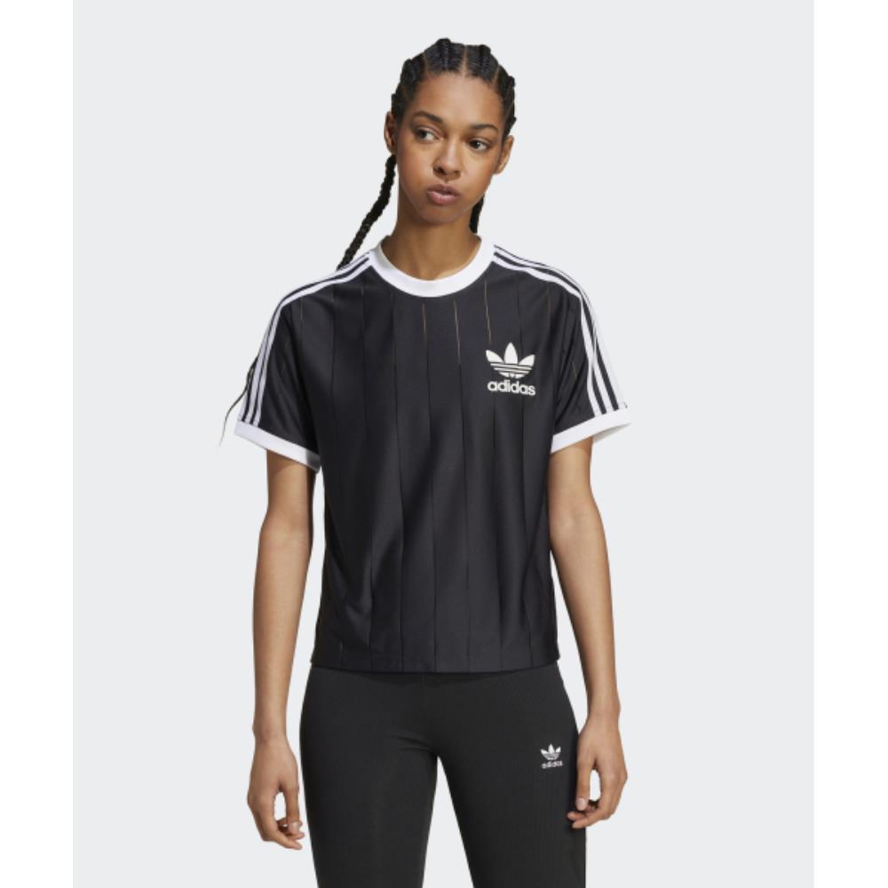 ☆adidas☆ 3S Pinstripe Tee Black