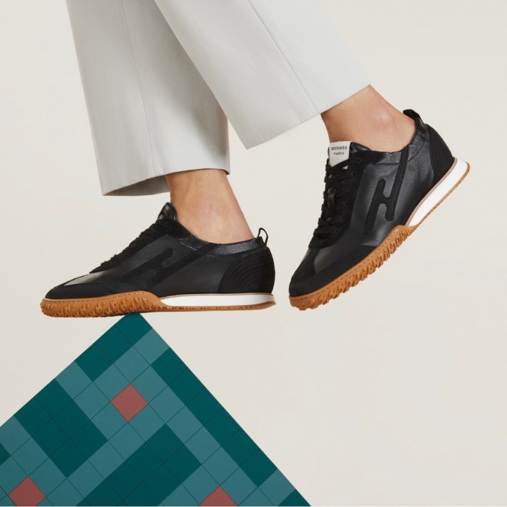 《シンプルでお洒落☆》HERMES スニーカー【ジェット】