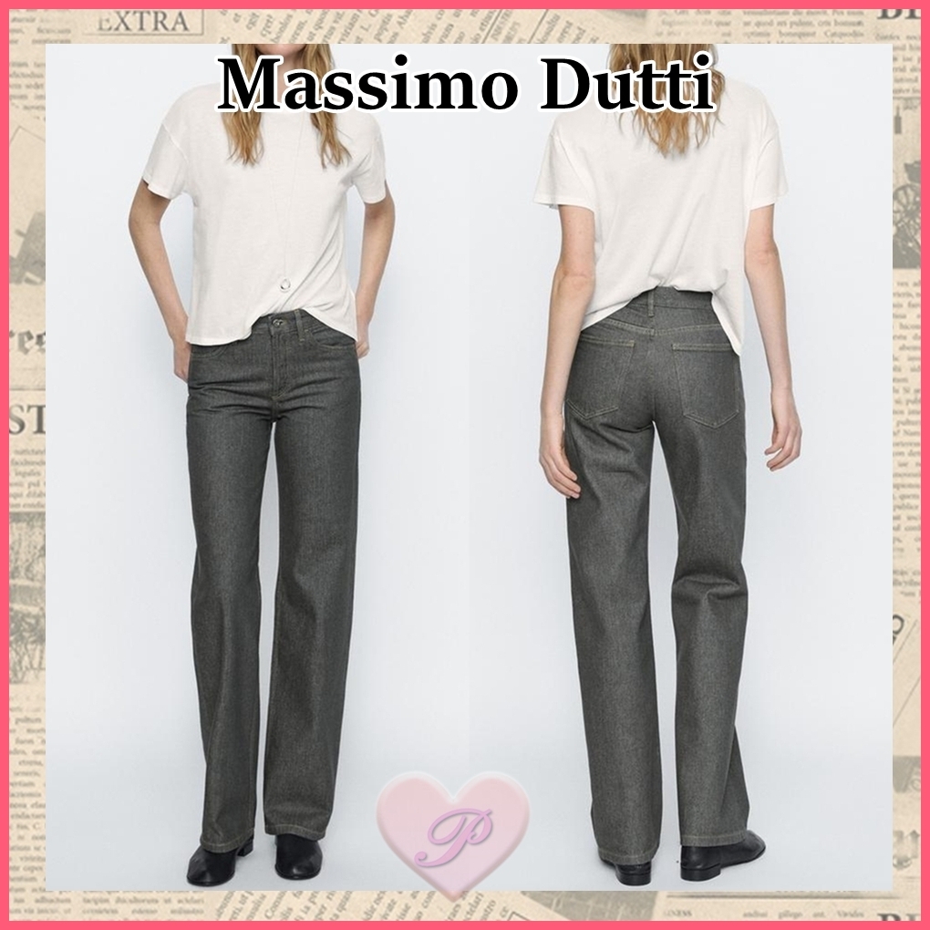【Massimo dutti】ワイドレッグジーパン
