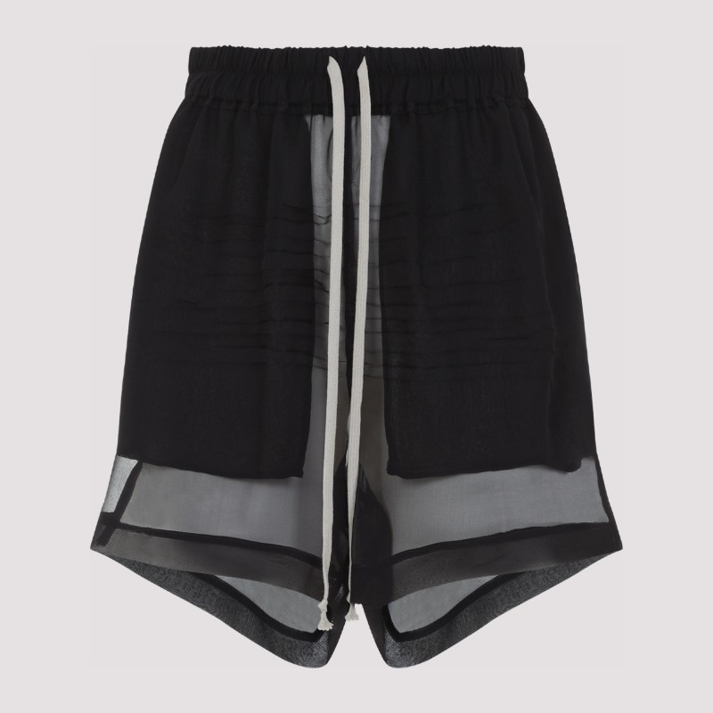 ショートパンツ RICK OWENS SS25 Rick Owens Silk Shorts (RO01E7377 S 09)