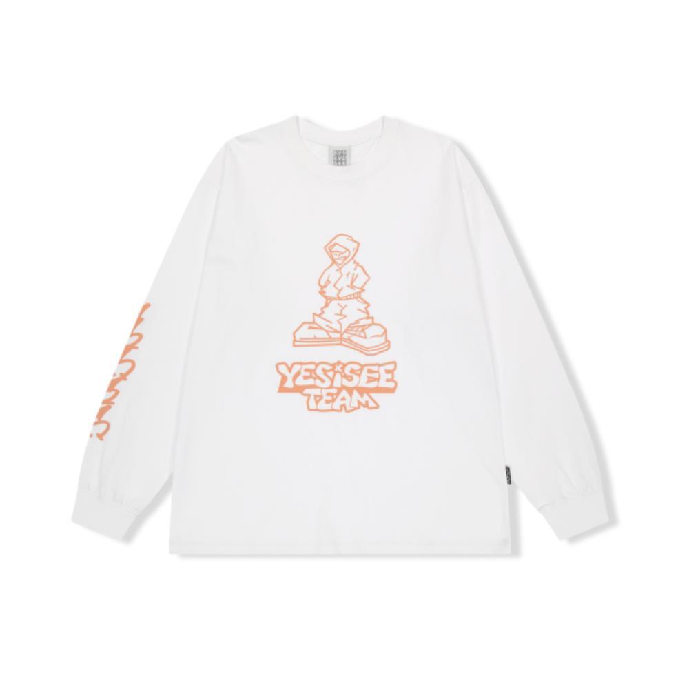 スウェット・トレーナー YESEYESEE YES Bully LS White YS243TTSLT01WHT
