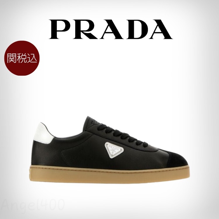 関税込 PRADA ナッパレザー スニーカー