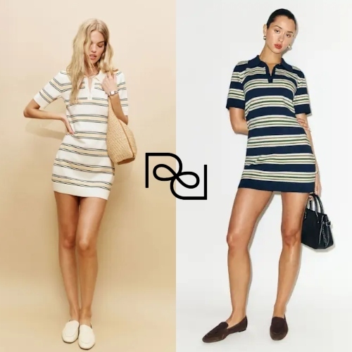 Reformation リフォーメーション ハドリー コットン ポロ ドレス