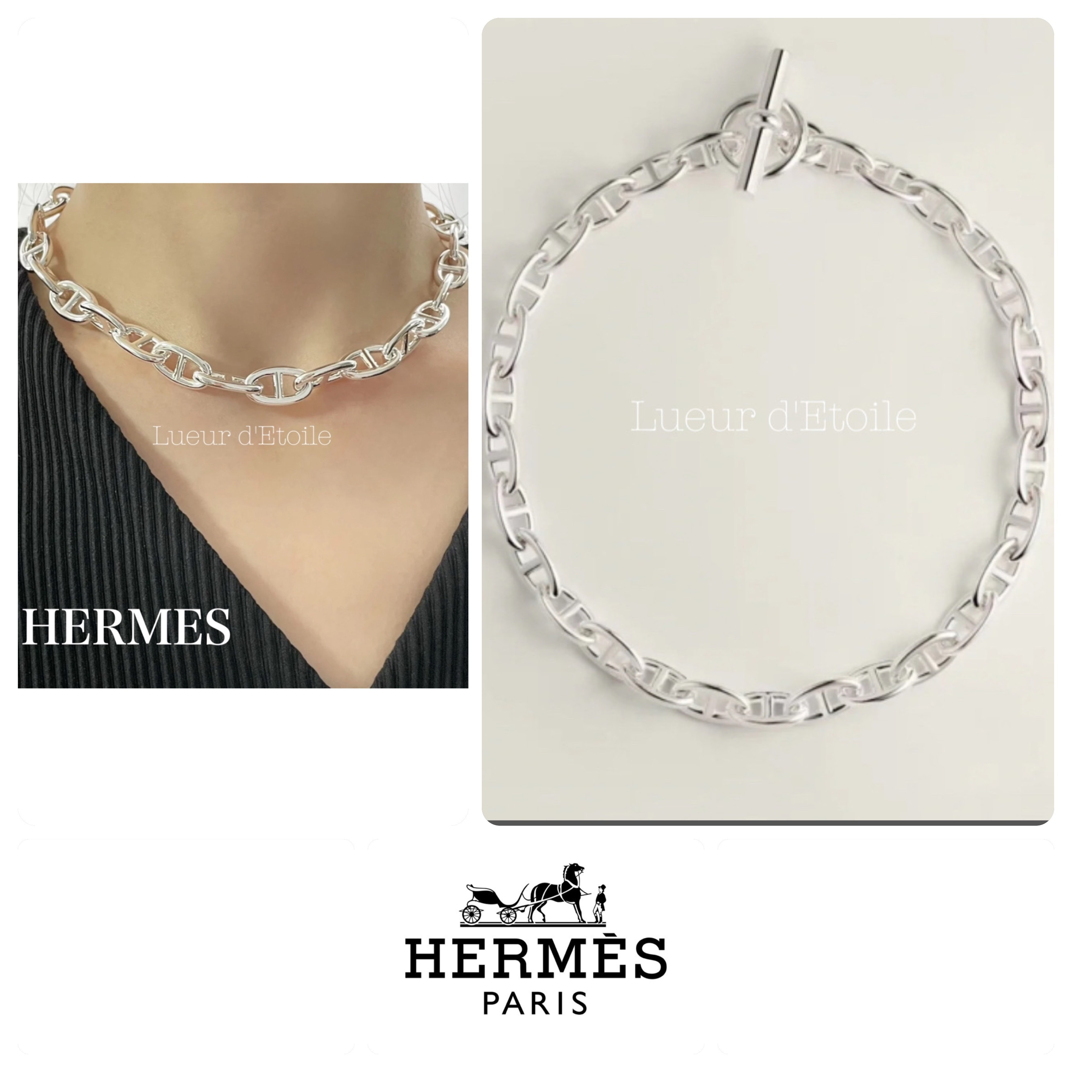 【人気♡】HERMES シェーヌダンクル ネックレス ラージ