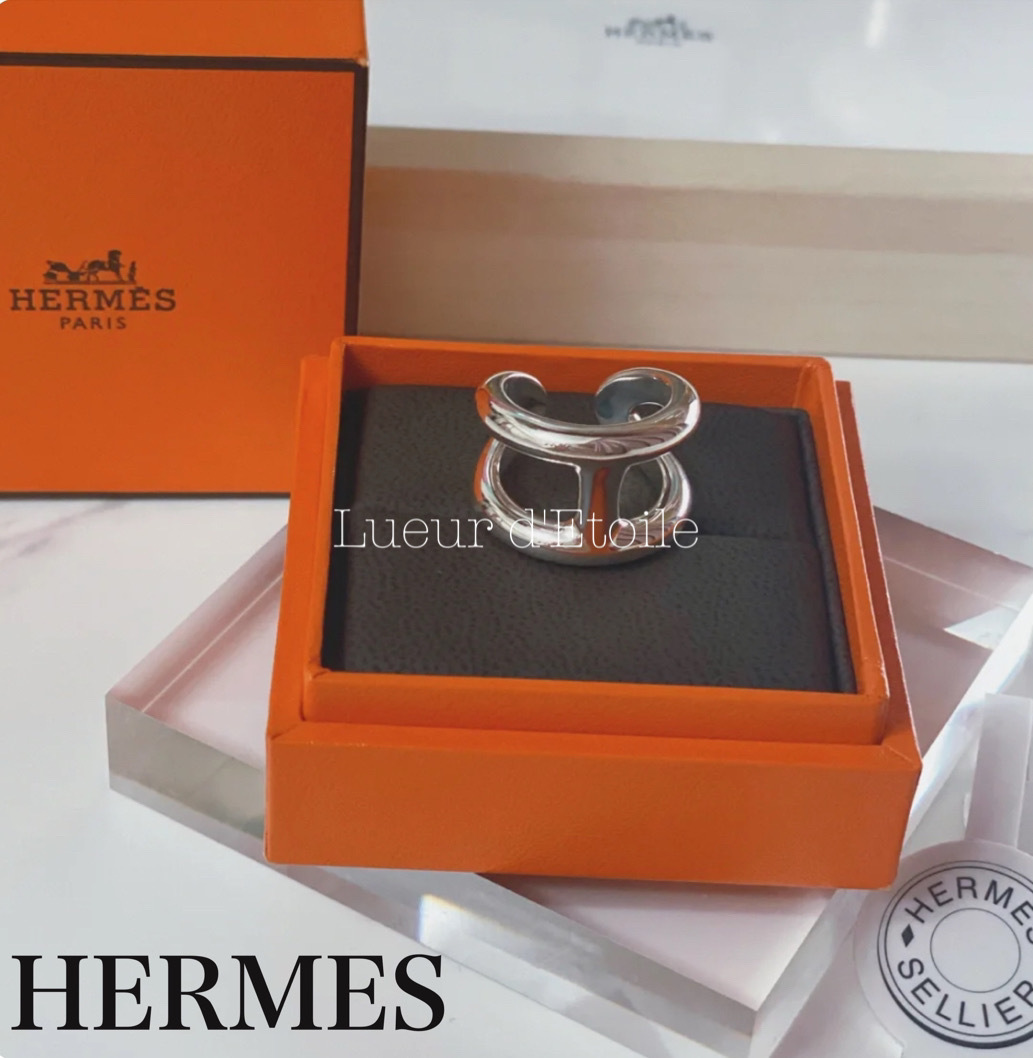 【フランス直輸入】HERMES Osmose ring リング 《オスモズ》 GM