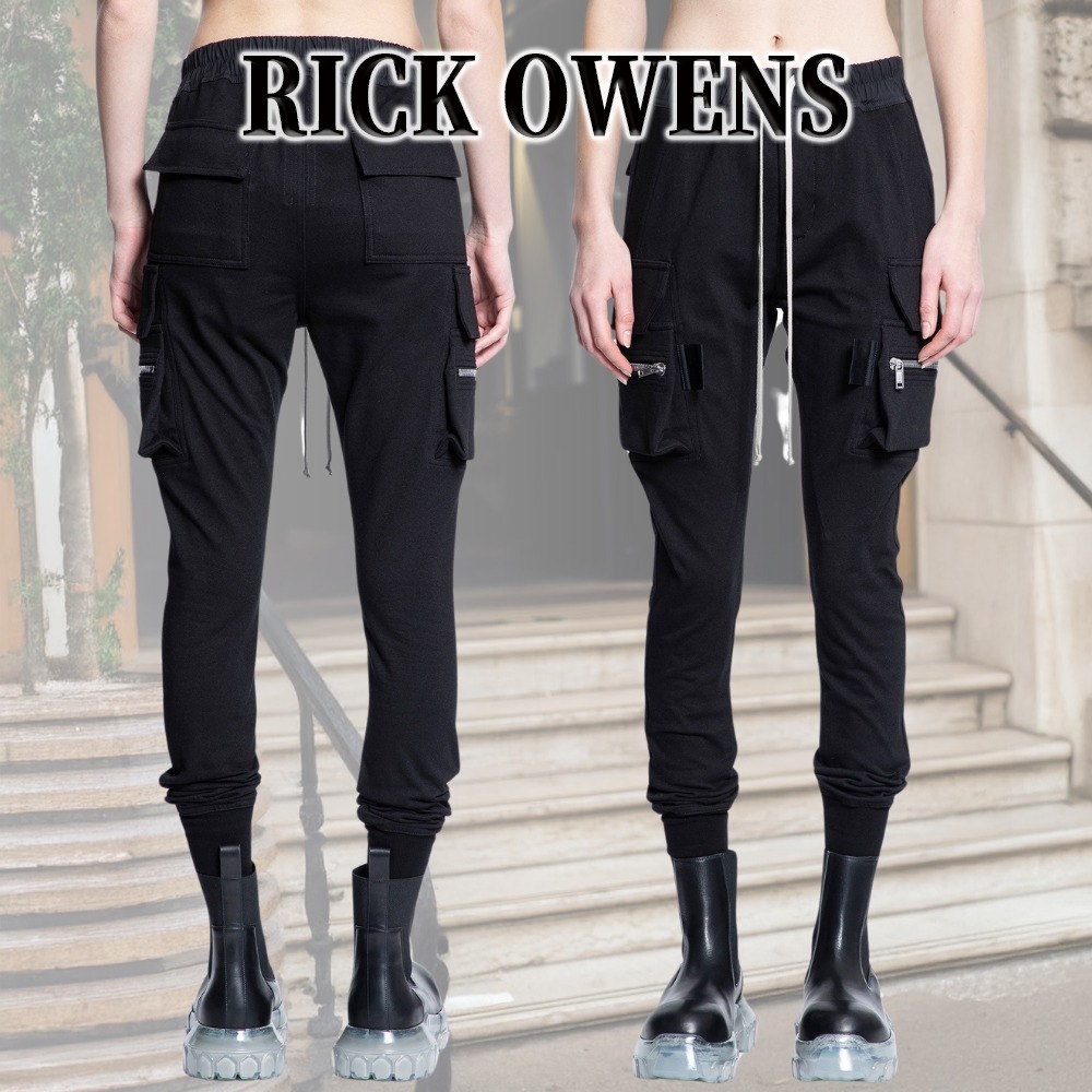【スタイリングを輝かせる】RICK OWENS スリム カーゴパンツ