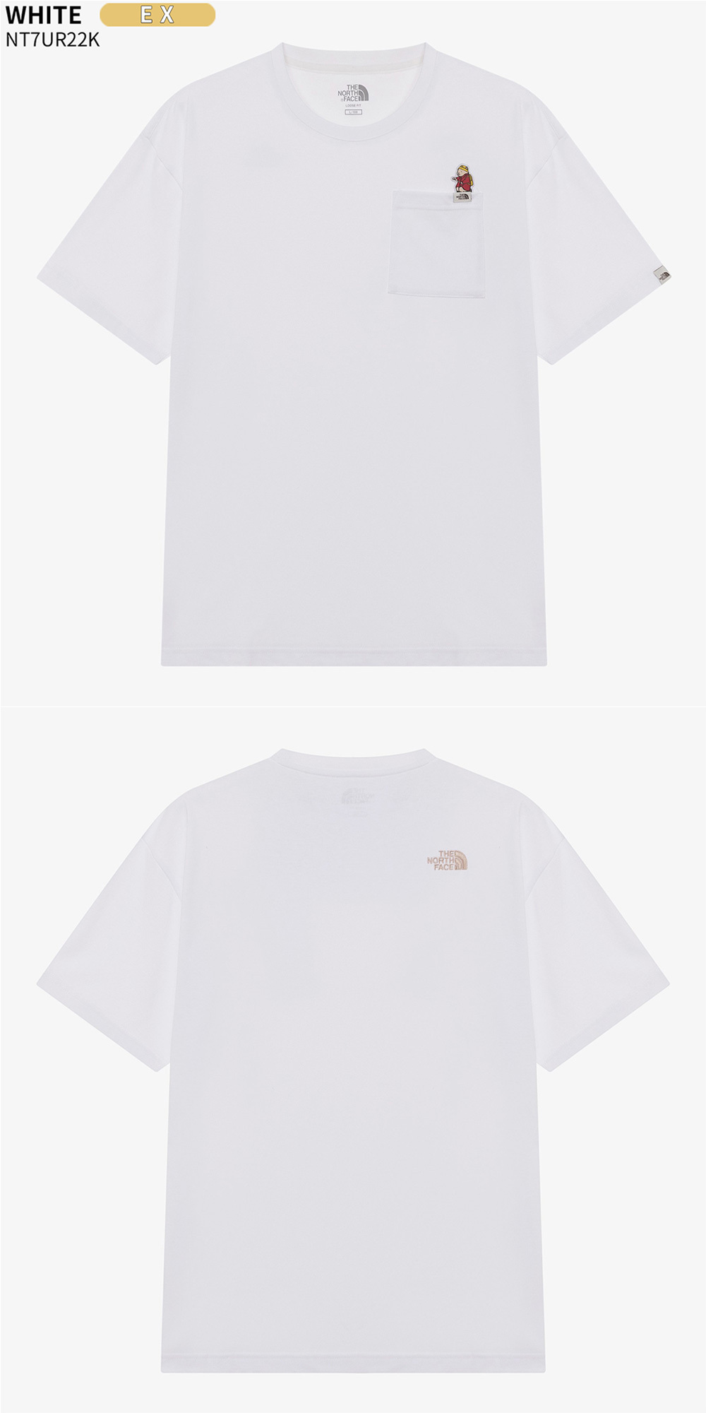 ☆THE NORTH FACE☆POCKET EX S/S R/TEE NT7UR22 (THE NORTH