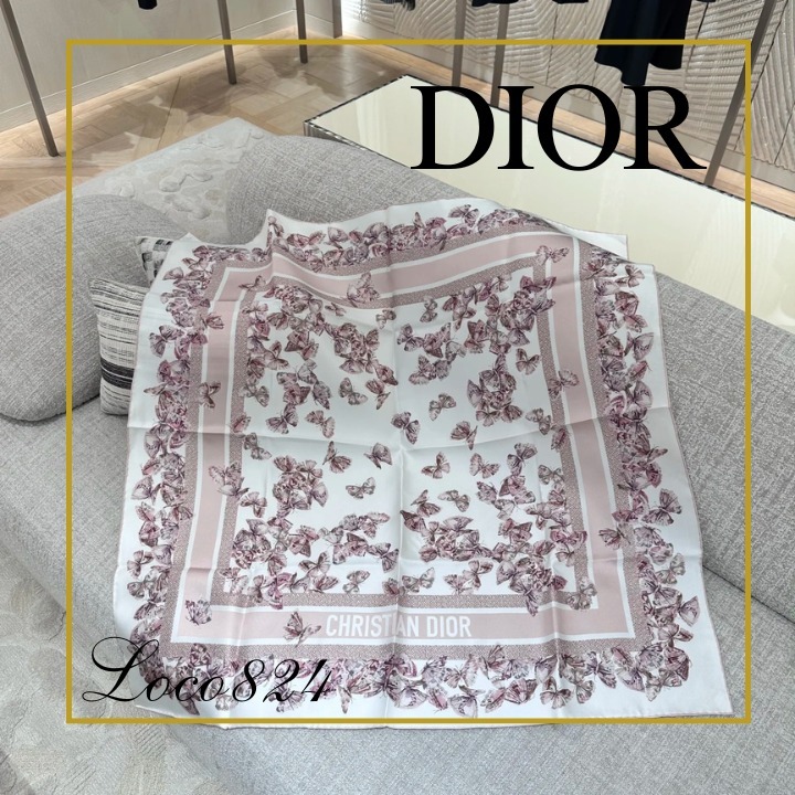 【エレガント♡】ディオール Dior Camo Papillon ショール