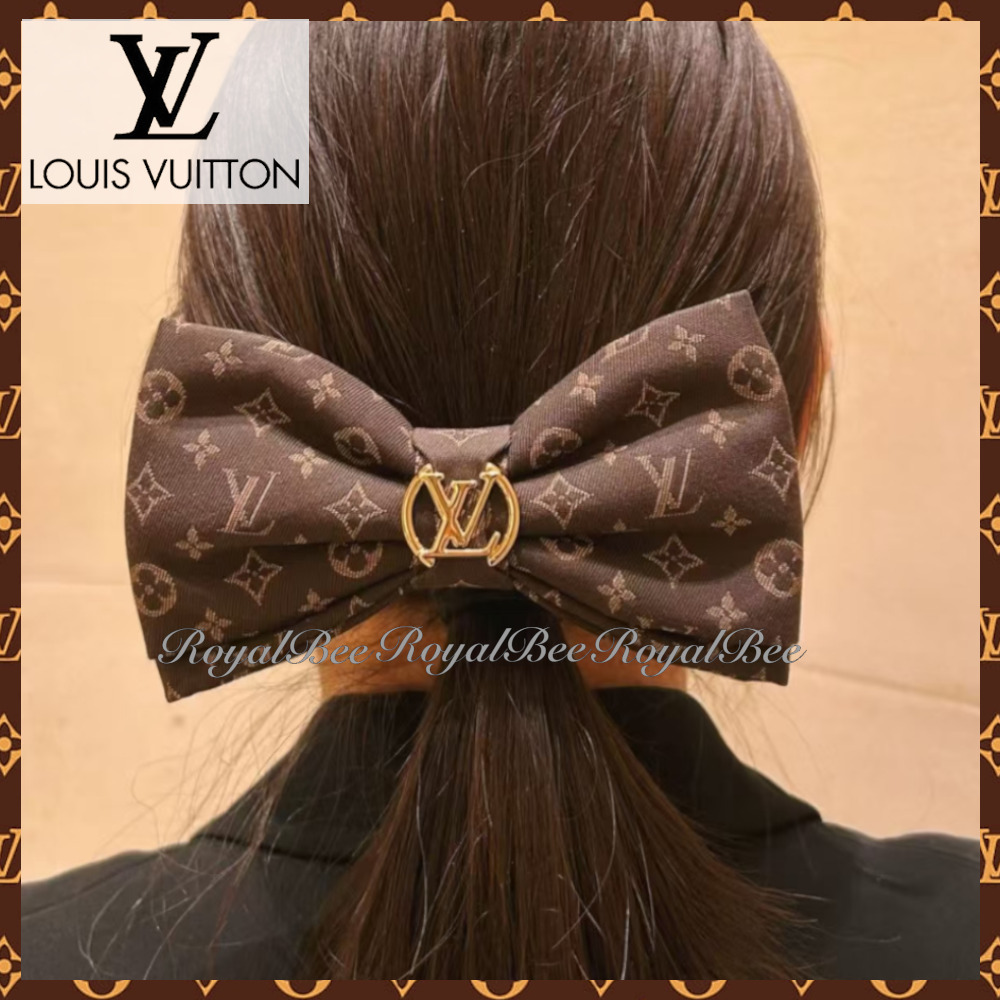 【フェミニンで華やか♪】ルイヴィトン★バレッタ セット2 バレッタ・LV バックステージ ミニ S00｜ルイ・ヴィトン