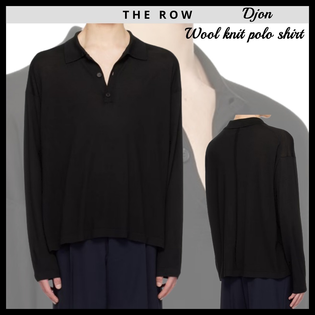 THE ROW / ザ・ロウ / 'Djon ウールのニットポロシャツ