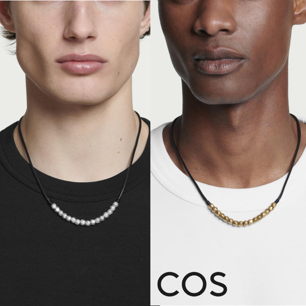 大人気【COS】ビーズコードネックレス 送料込