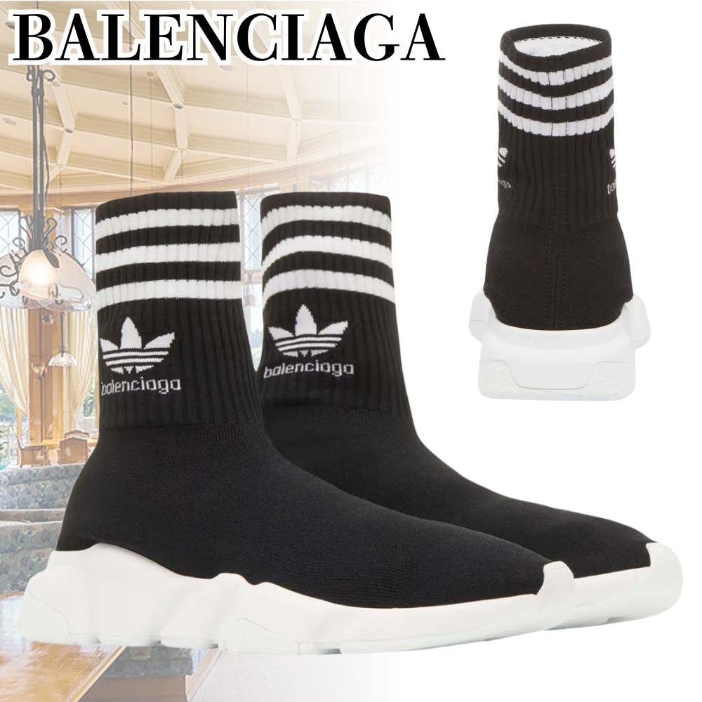 新作★BALENCIAGA*風合いが魅力*Xアディダス スピードスニーカー