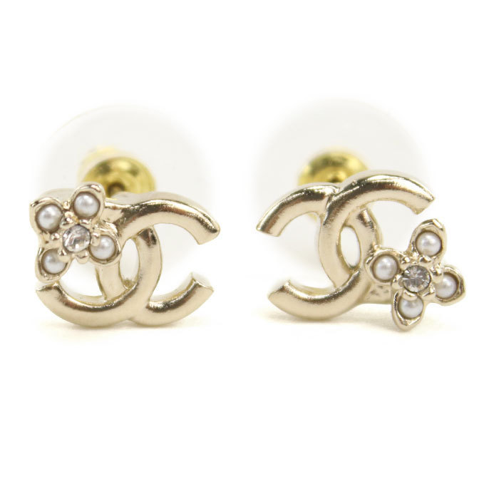 【国内即発】CHANEL ピアス ABC107 GOLD