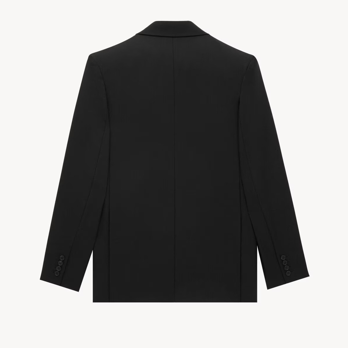 Saint Laurent《ジャケット》ウールキャンバス ブラック 直営店