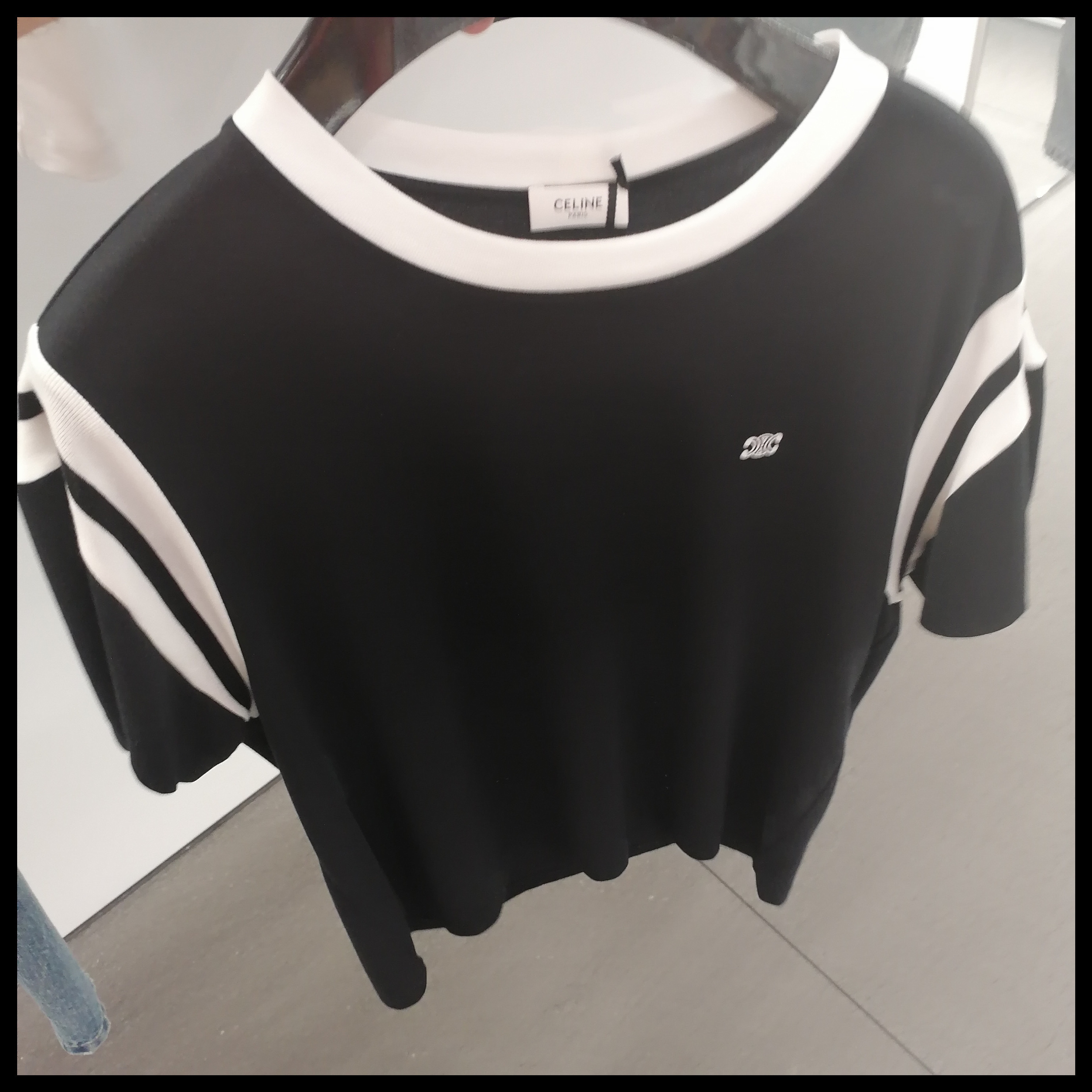 ◆CELINE◆ トリオンフ レギュラーTシャツ / コットンジャージー