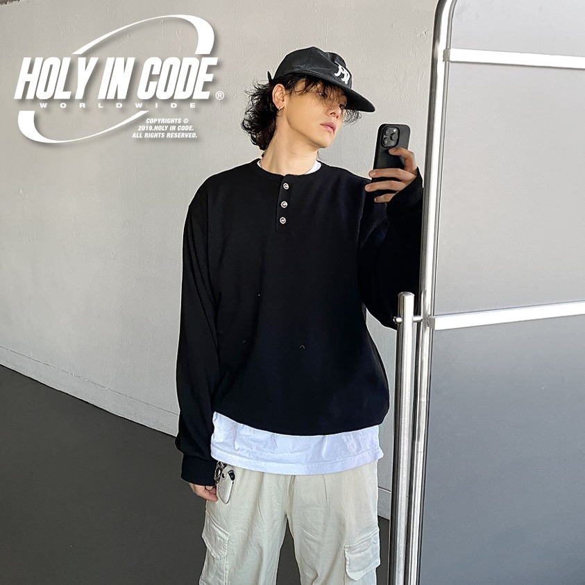 スウェット・トレーナー No.1142 C henly neck MTM (3color)