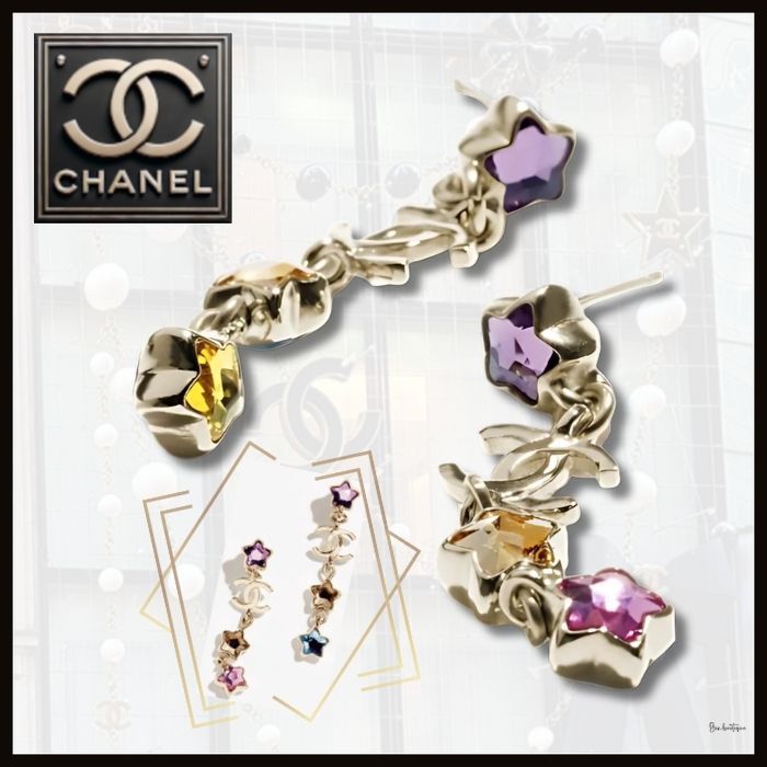 【虹色の煌めきを纏う】CHANEL 2025春夏プレコレクション ピアス