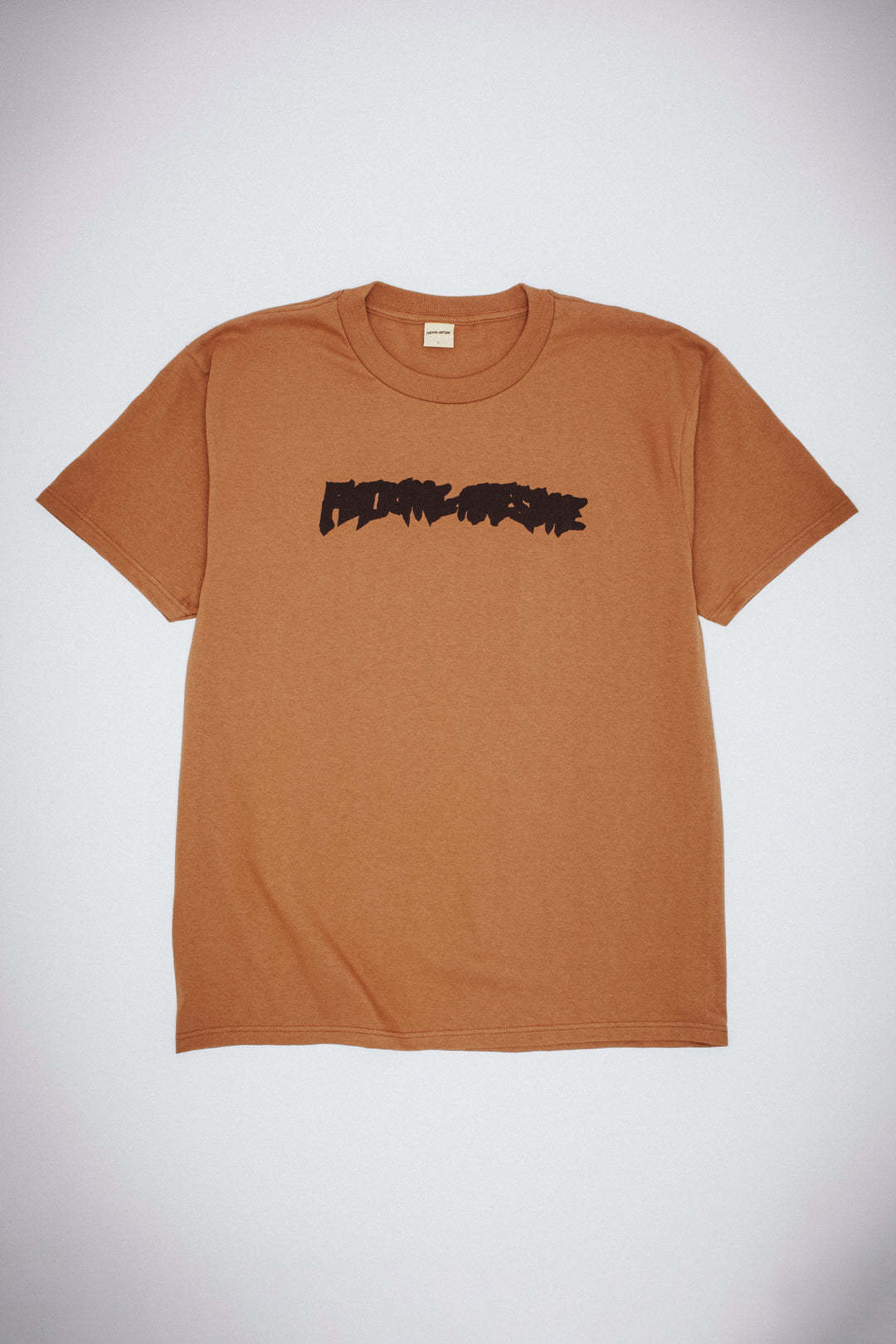 【FUCKING AWESOME】 INK TRAP STAMP LOGO SHORT SLEEVE BROWN