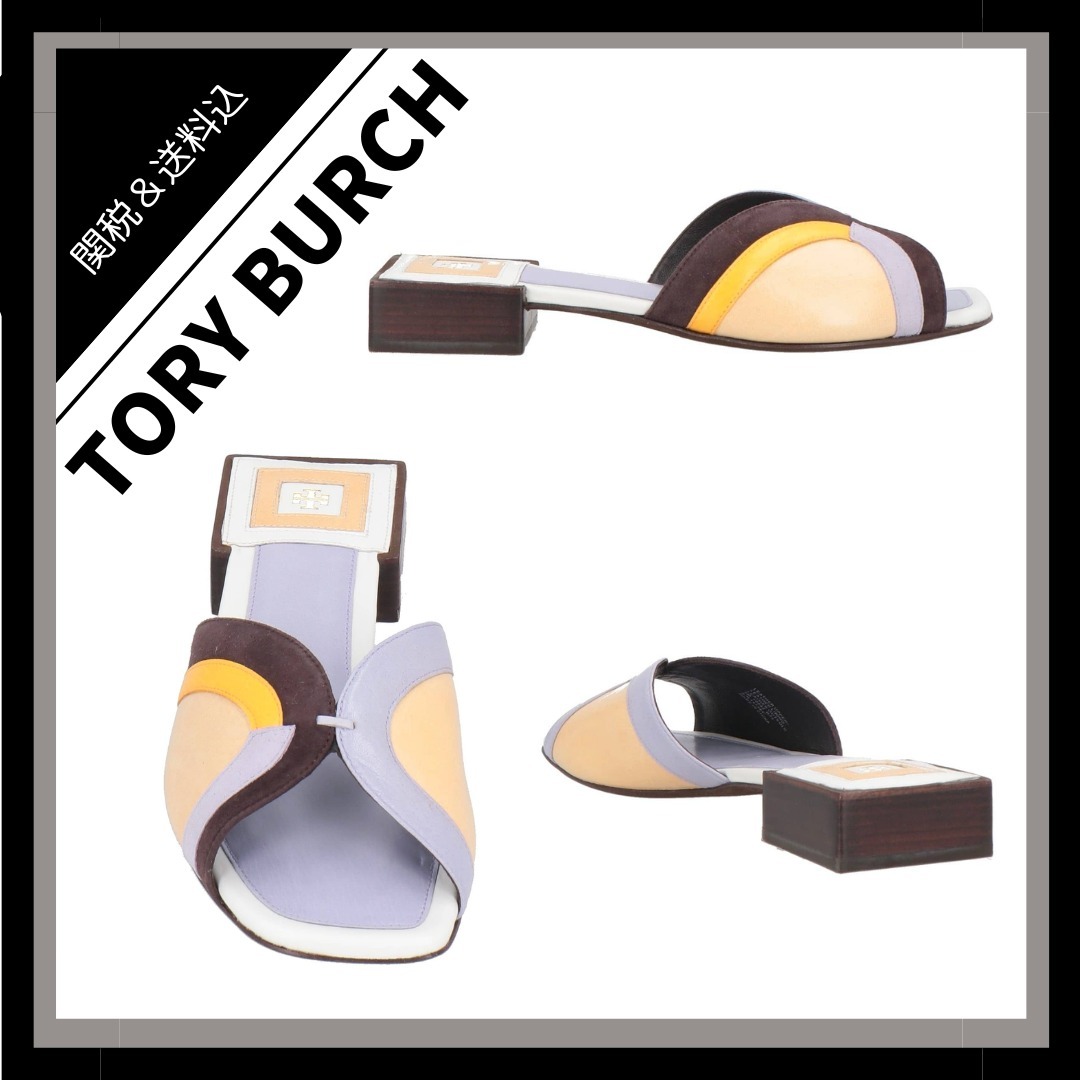 *TORY BURCH*レザー スライドサンダル