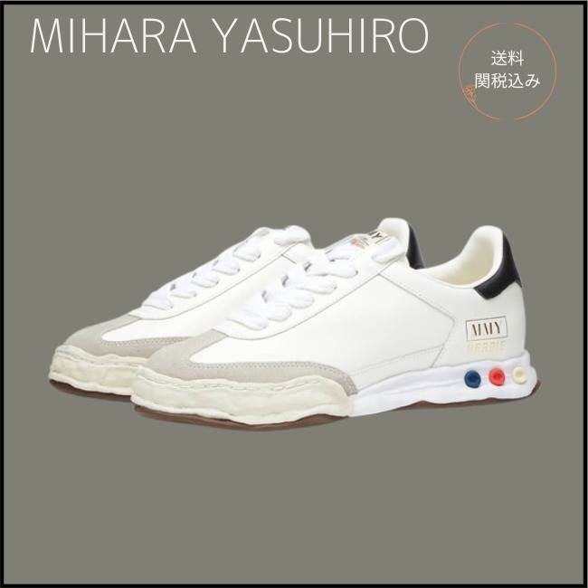 国内発送【MIHARA YASUHIRO】 ハービー レザー スニーカー