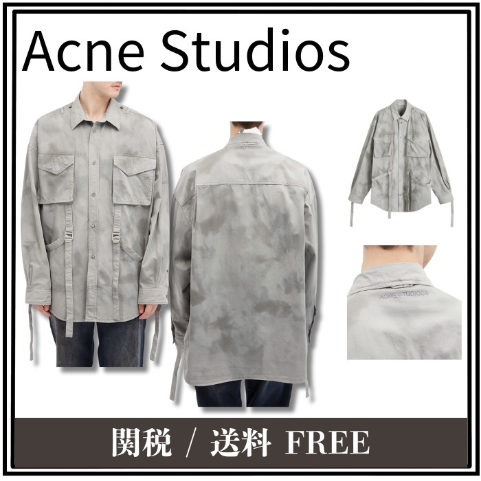 【定番】Acne Studios シゲル コットン ツイル オーバーシャツ