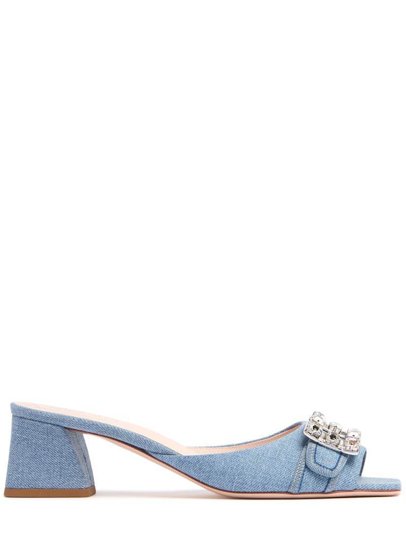 【Roger Vivier】Bikviv デニム サンダル ミュール☆関税込