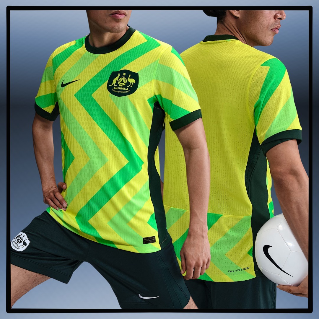 【Nike】Australia 2025/26 Match Home/オーセンティックシャツ