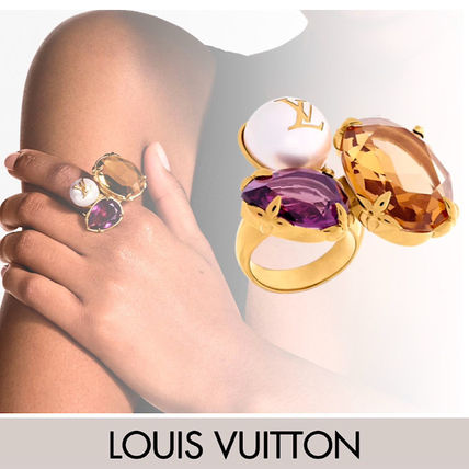 2024SS☆ギフトにも★Louis Vuitton☆リング 指輪 2個セット マルチカラー Louis Vuitton(ルイヴィトン) 指輪・リング