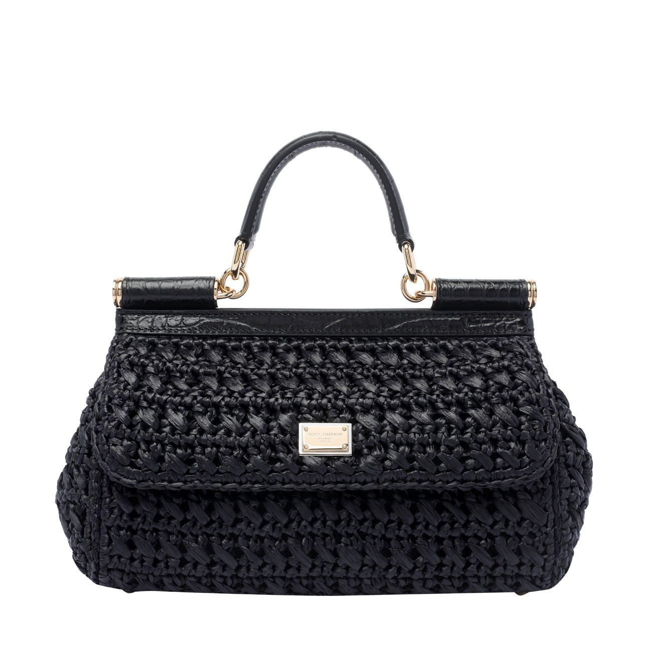 Dolce & Gabbana★SICILY ロング ハンドバッグ 2WAY 関税込み DOLCE&GABBANA SICILY ELONGATED HANDBAG (Dolce & Gabbana
