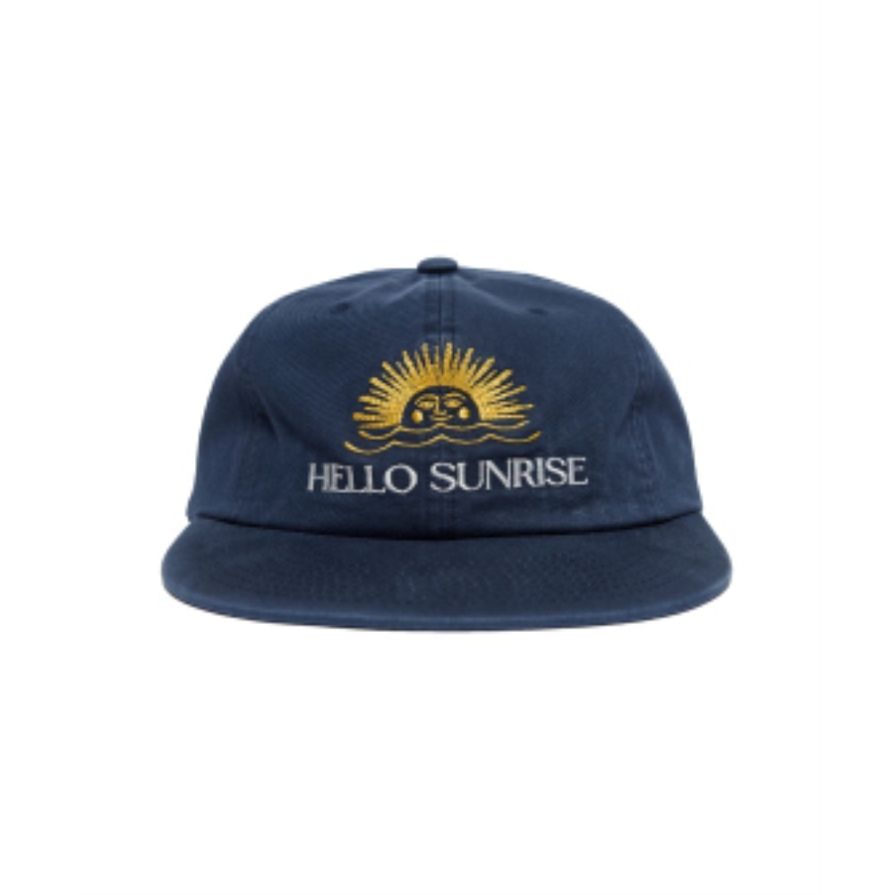 キャップ Hello Sunrise Washed Two Tone Logo 6Panel CapNavy 23HSCPTN01